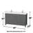 Sheffield 60" Freestanding Double Bathroom Vanity with Cultured Marble Top with 58" Mirror-59388384-59388381