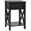 Table de chevet multifonctionnelle avec tiroir et tablette Breakwater Bay X-design