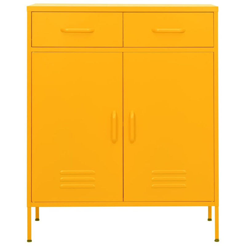 Storage Cabinet Freestanding File Cabinet with Shelves for Office Steel