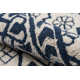 Agathe Floral Handmade Tufted Wool Blue/White Area Rug