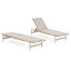 Chaise longue d'extérieur en aluminium Hargrove, ensemble de 2-2042928969
