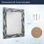 Miroir d'appoint mural Potts Reeded Tiles