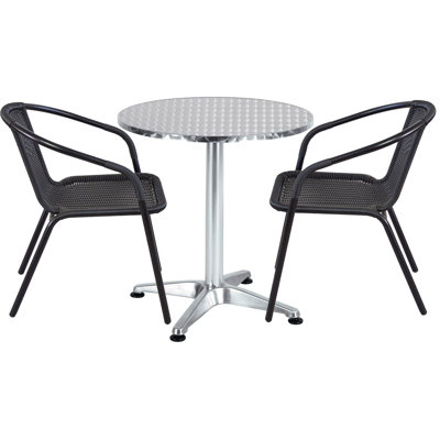 Instinct 2 - Person Patio Dining Set with Round Table