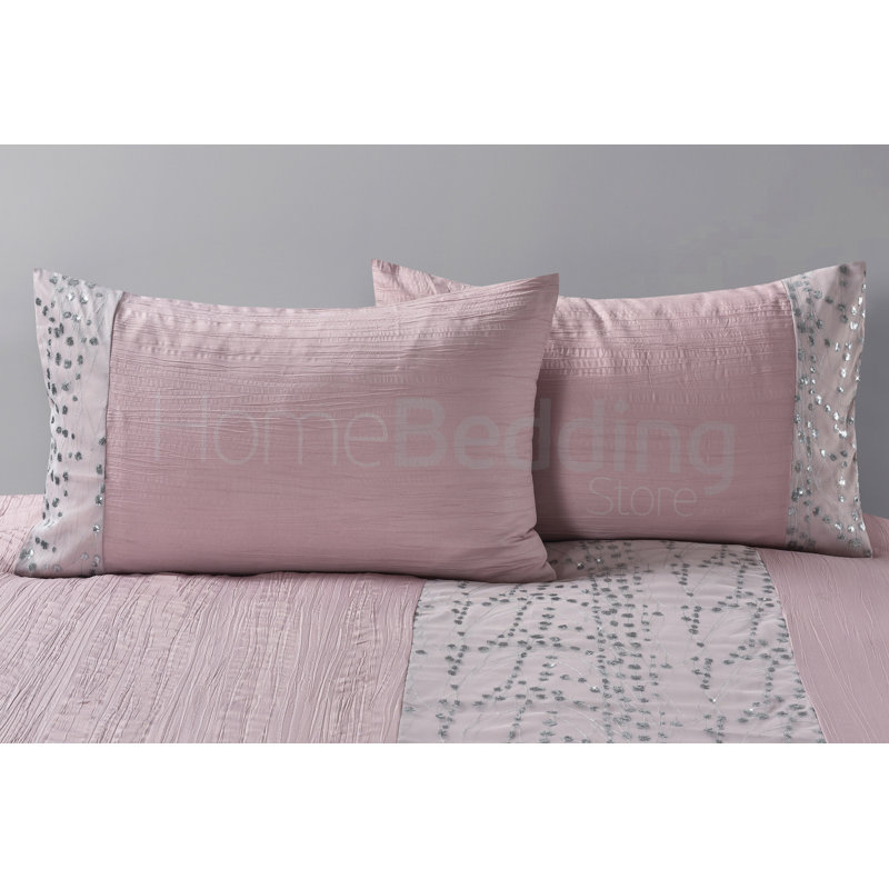 Leyla Duvet Cover, Pink