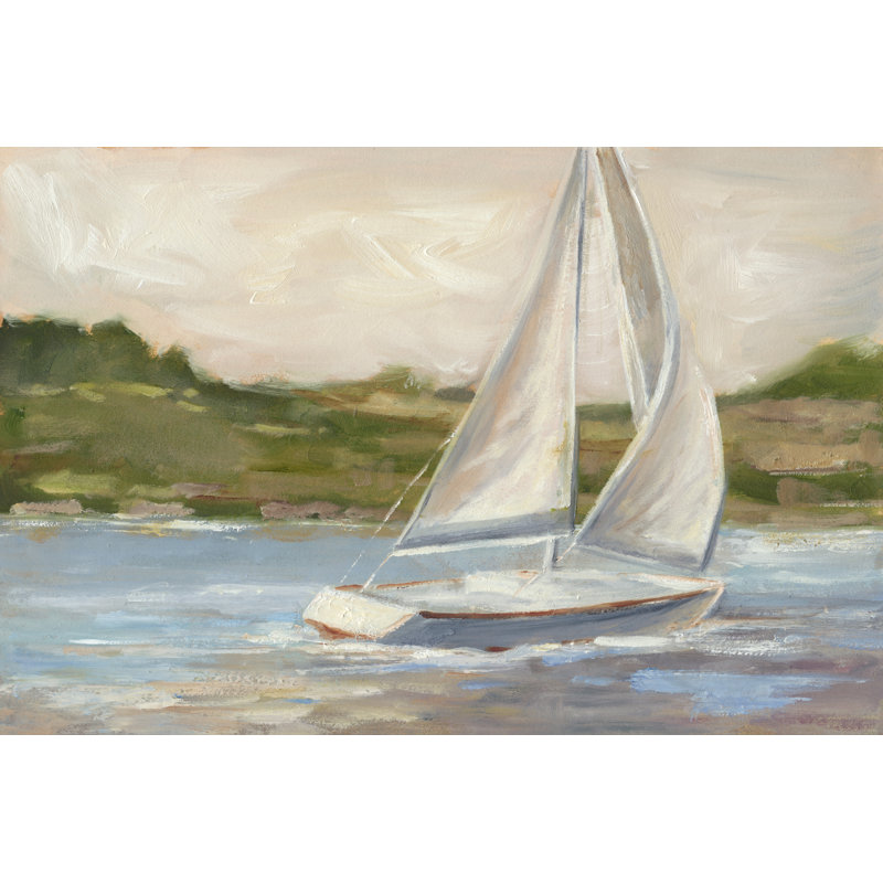 «Off the Coast II», peinture sur toile, H 32 po x l 48 po