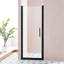 Porte de douche pivotante simple pivotante
