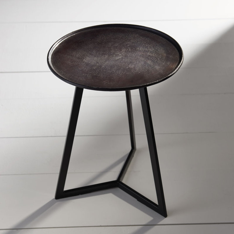 Zigler Metal End Table
