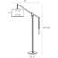 Counterweight 69" Arched Floor Lamp