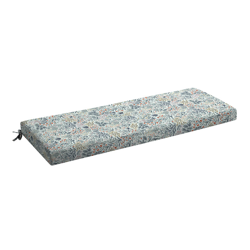 Coussin de banc d'extérieur en mousse ARDEN, 48 x 18, fabriqué avec ProFoam, Pistache, botanique