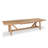 Luthando 12 - Person Teak Solid Wood Patio Dining Set Extendable Rectangular Table with Cushions Included