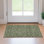 Tapis olive Prisco lavable à la machine de qualité supérieure