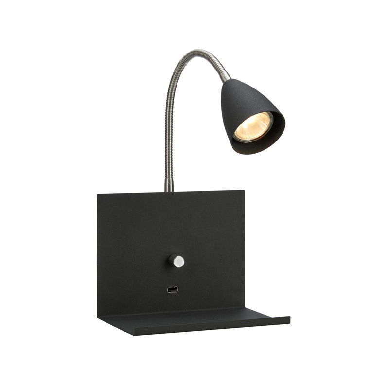 Daine Plug-in Spotlight, Black