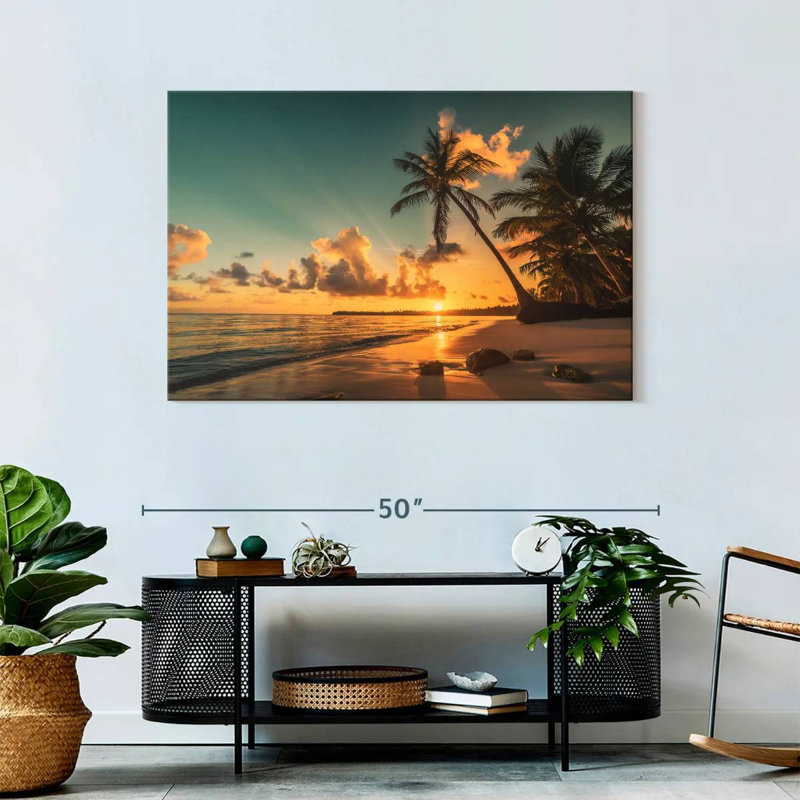 Palmier de Pointe Cana, H 30 po x l 45 po