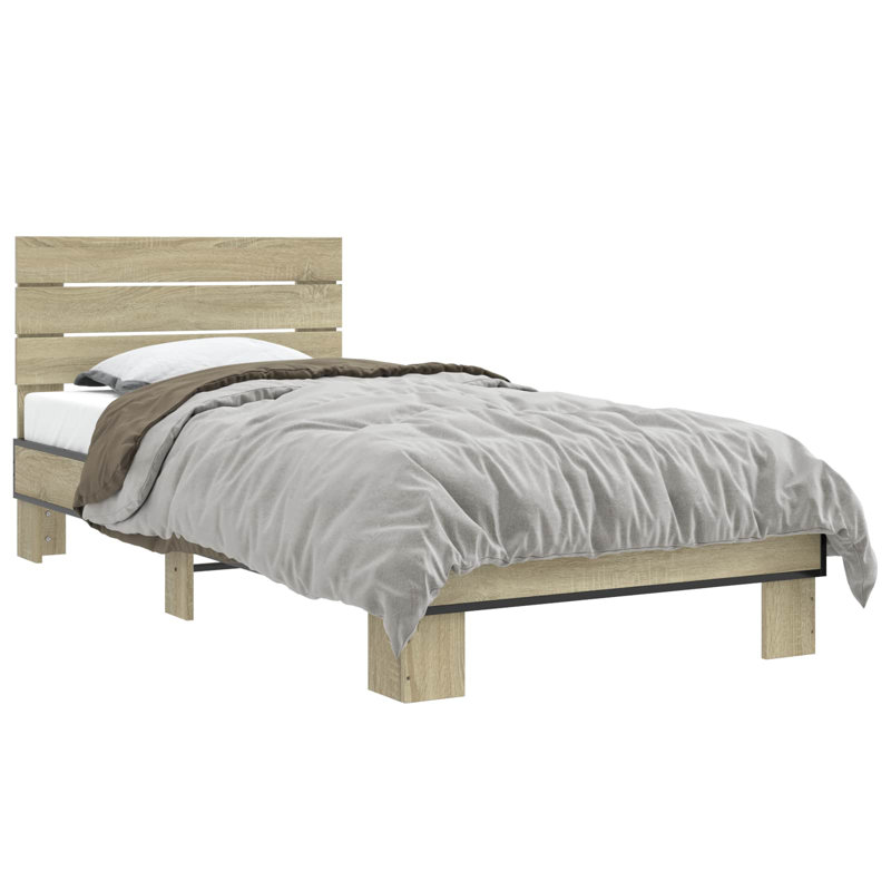 Bed, Sonoma Oak