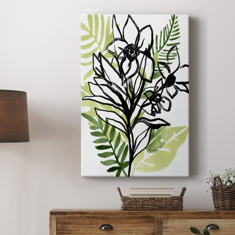 Carnet de croquis tropical II - galerie Cavas personnalisée, H 36 po x l 24 po