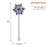 Gertrude Weather Resistant Metal Abstract Rotator