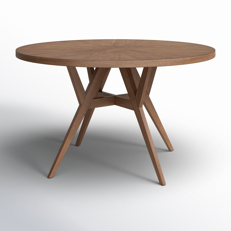Ashyla Round Solid Wood Dining Table
