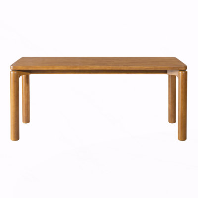 Wood Dining Table,Solid Wood Dinner Table for Dining Room, Kitchen & Restaurant