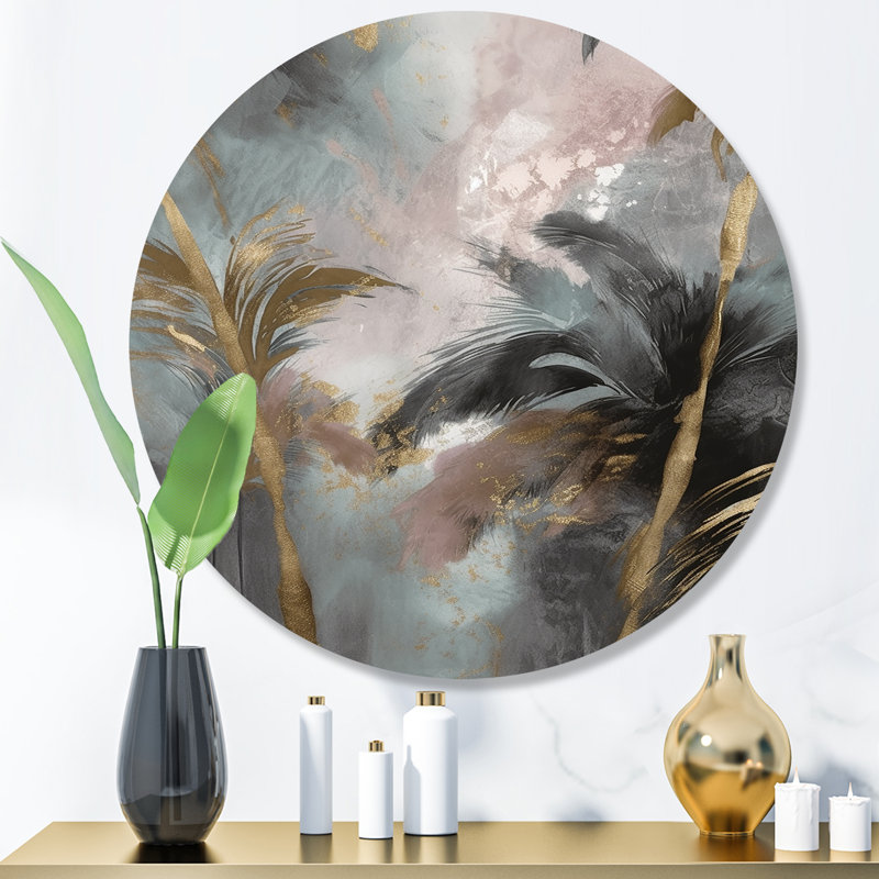 Décoration murale en métal, H 23 po x l 23 po x P 1 po