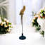 Edmiston Gold Parrot Figurine Sculpture - Realistic Exotic Animal Ornament, Hand Finished Resin Accent for Home Décor