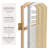 Adelah 4 Ft. Short Folding Screen-894651685-894651709