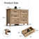 Commode double 6 tiroirs Mize