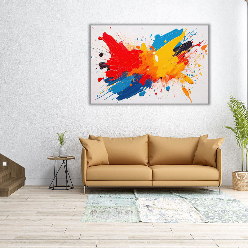 Éclat de couleurs énergiques, H 20 po x l 30 po