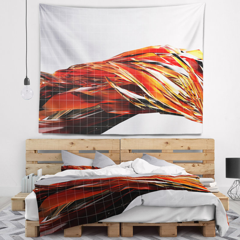 Coussin floral floral, H 78 po x l 92 po