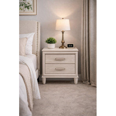 Greathel 27"W 2-Drawer Nightstand