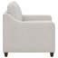 Fauteuil d'appoint rembourré en tissu