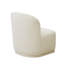 Chaise d'appoint pivotante de 26,25 po Lafay