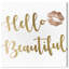 " Hello Beautiful Gold And Leather "-23151932