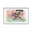 Munich Bavaria Illustrated Map by Markus & Martina Bleichner - Painting on Canvas-1960239893-1960239895