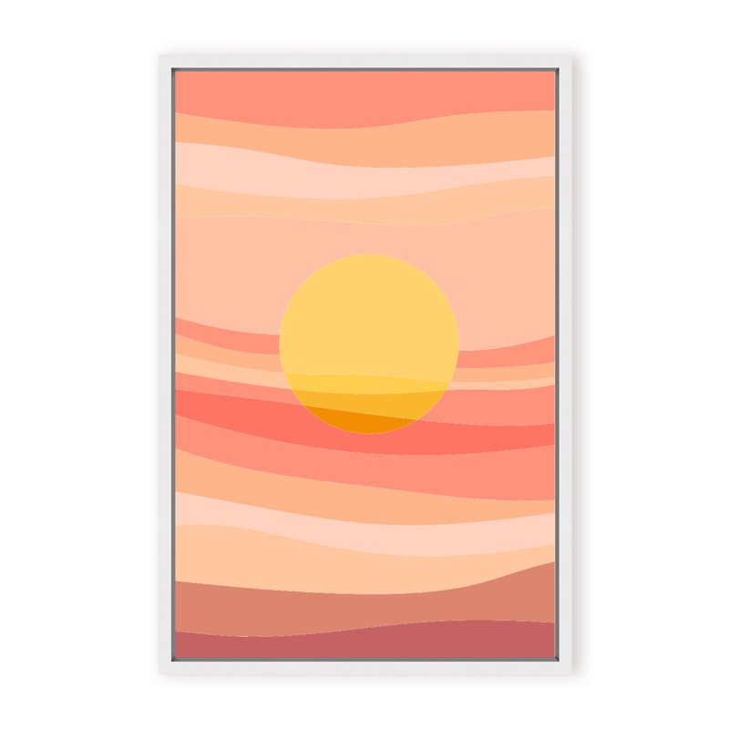 Sunseeker Print by Stefanie Bales, Framed Canvas, White, 24" H x 16" W x 2.375" D