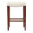 Upholstered Counter Stool with Solid Wood Frame-1530418016-1530418030