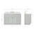 Hamlet 55'' Single Bathroom Vanity with White Quartz Top-26649253