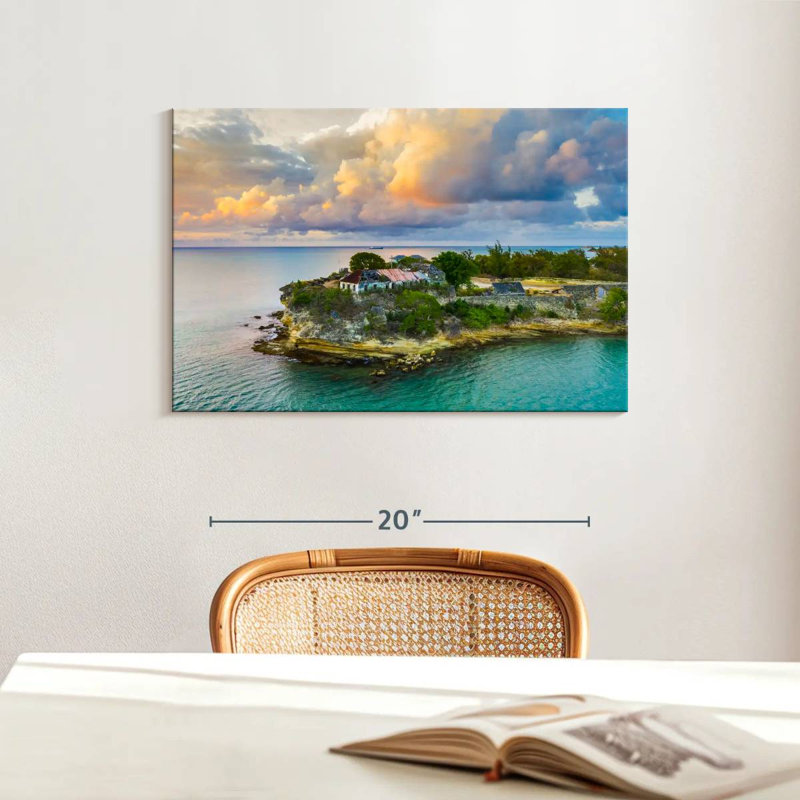 Nicci Fort James Aerial View, 16" H x 24" W