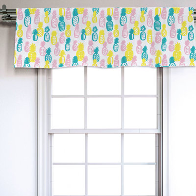 Sateen Ruffled Window Valance