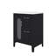 Meuble-lavabo 24 po avec tablette intérieure personnalisable, 2 tiroirs et une porte simple-1381767702