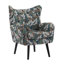 Fauteuil à oreilles à accoudoirs