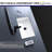 White Rectangle Undermount Bathroom Sink with Overflow Vitreous China 21.8"x14.0" No Faucet Holes