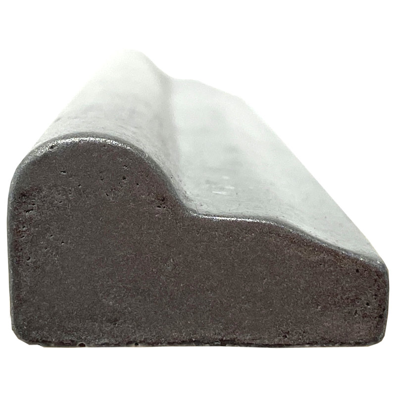 1.3" x 8" Resin Ogee Pencil Liner in Pewter