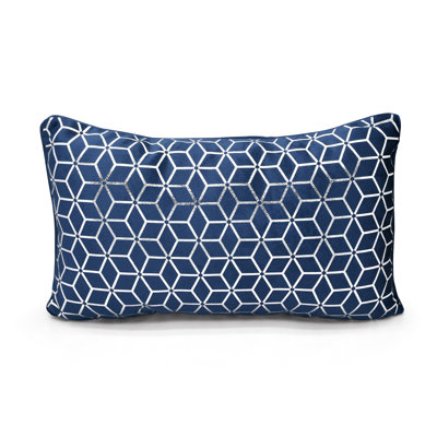 Dumlao Luxury Metallic Geometric Foil Pattern Cushion