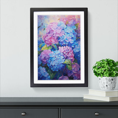 Hydrangea Impressionism - Framed Print
