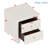 Nightstands, Traditional Narrow Nightstand with 2 Drawers-1754256904