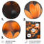 Mono, orange, noir, rustique, beauté, marguerites - marguerites, art mural, salon-560982092-560982095