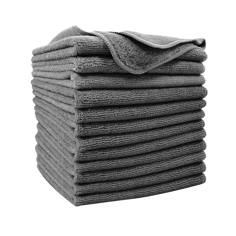 Ensemble de chiffons de nettoyage, Gris