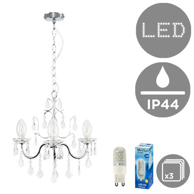 Gould 3 - Light Candle Chandelier