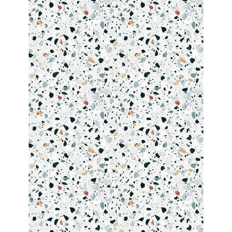 Avilynn Terrazo Black/Beige/Yellow Indoor/Outdoor Rug, Rectangle 100 x 133cm