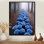 Forest Path Of Blue Roses - Roses Wall Art Decor
